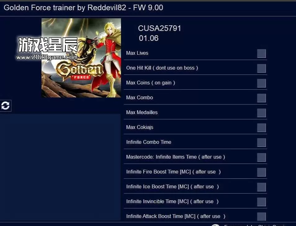 【MC4+JSON金手指】PS4《黄金部队 Golden Force》欧版pkg下载（v1.06）这是一款风格复古的横版动作游戏-1.jpg